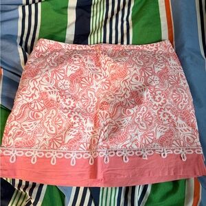 Vineyard Vines Pink and White Skirt